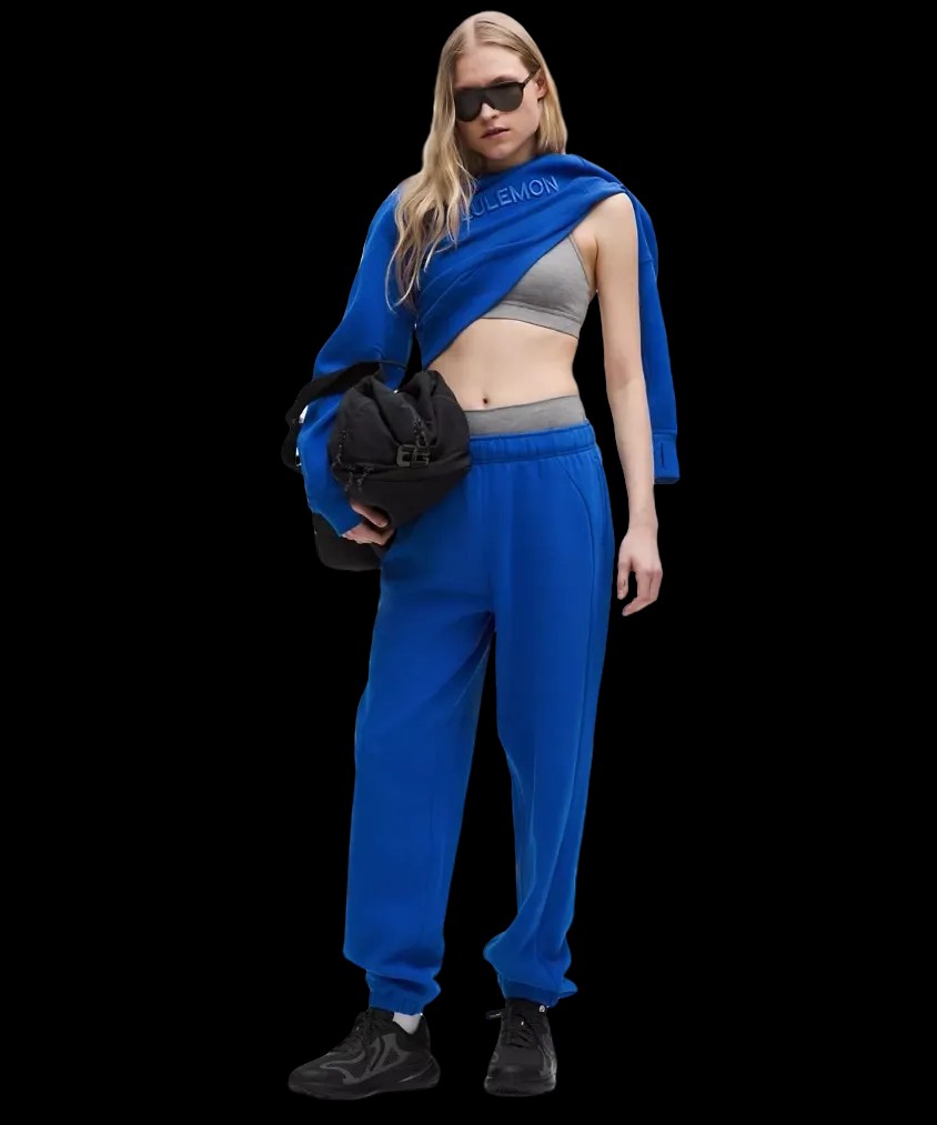 Lululemon Scuba Mid-Rise Oversized Jogger Regular Galactic Cobalt - HypeFly India View 2