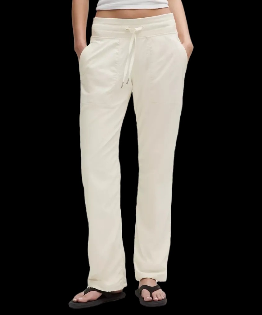 Lululemon Dance Studio Mid-Rise Pant Regular Light Ivory - HypeFly India View 1