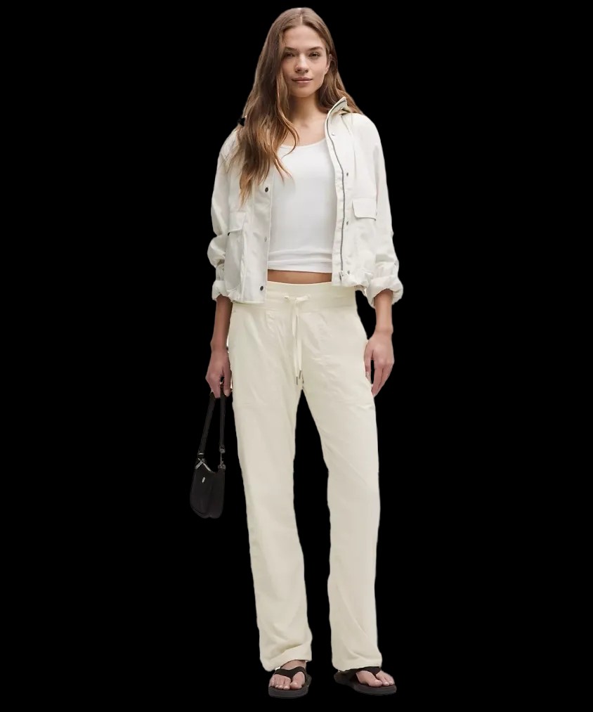Lululemon Dance Studio Mid-Rise Pant Regular Light Ivory - HypeFly India View 2