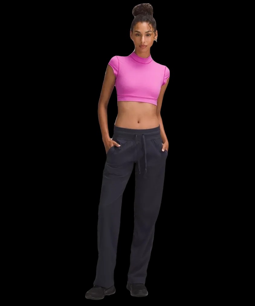 Lululemon Dance Studio Mid-Rise Pant Regular Black Night - HypeFly India View 2