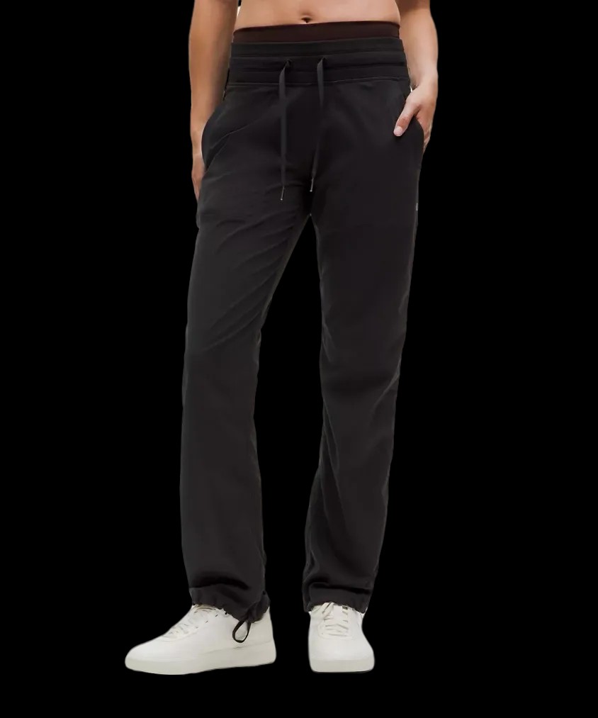 Lululemon Dance Studio Mid-Rise Pant Regular Black - HypeFly India View 1