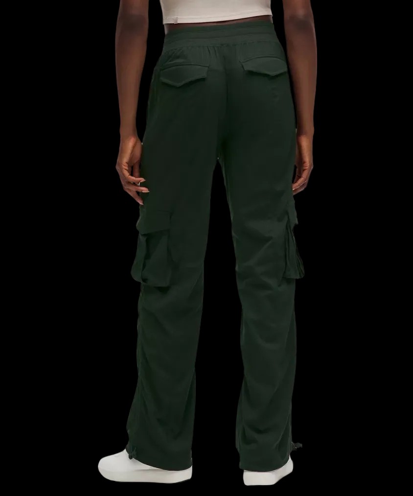 Lululemon Dance Studio Relaxed-Fit Mid-Rise Cargo Pant Rainforest Green - HypeFly India View 3