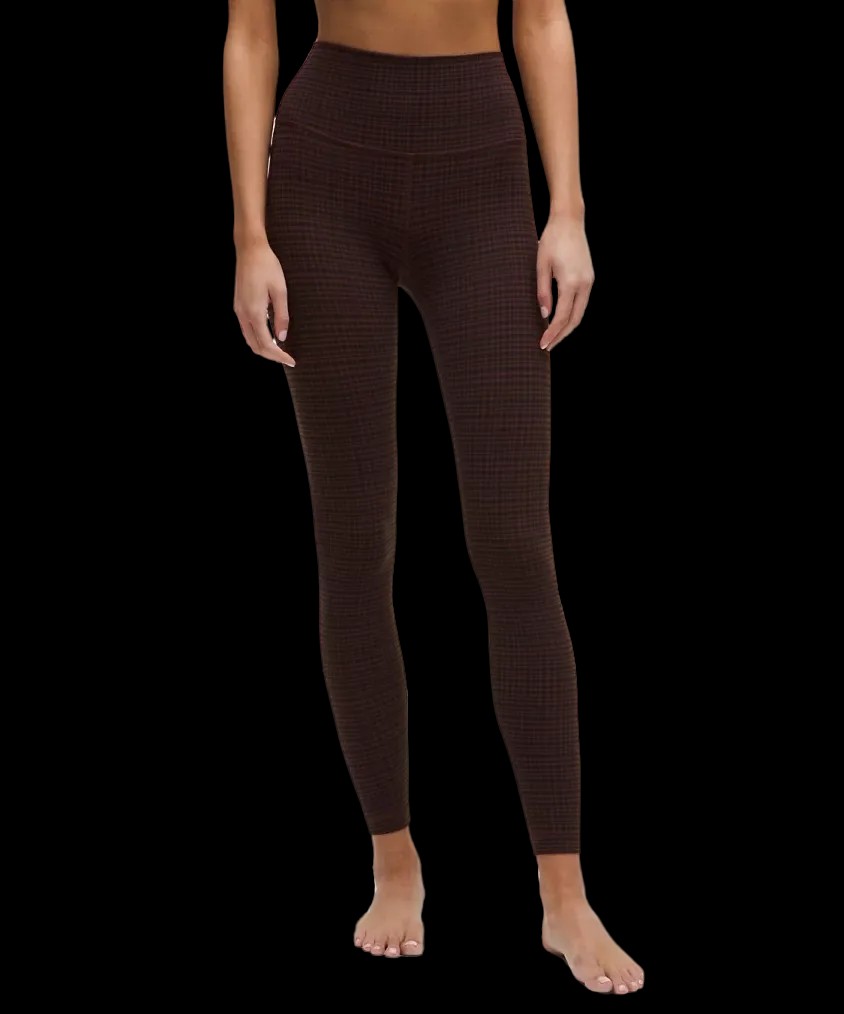 Lululemon Align High-Rise Pant 28" Glow Grid Lava Cake Multi - HypeFly India View 1