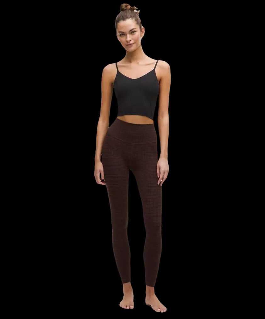 Lululemon Align High-Rise Pant 28" Glow Grid Lava Cake Multi - HypeFly India View 2