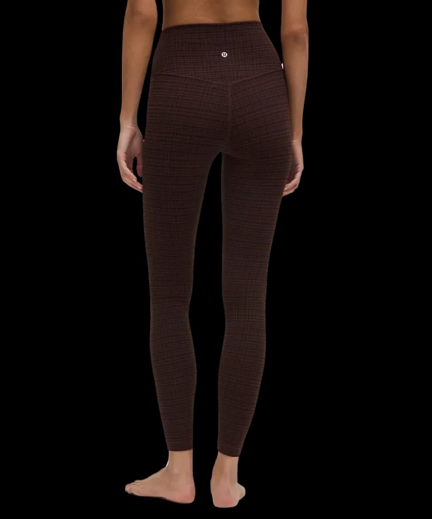 Lululemon Align High-Rise Pant 28" Glow Grid Lava Cake Multi - HypeFly India View 3