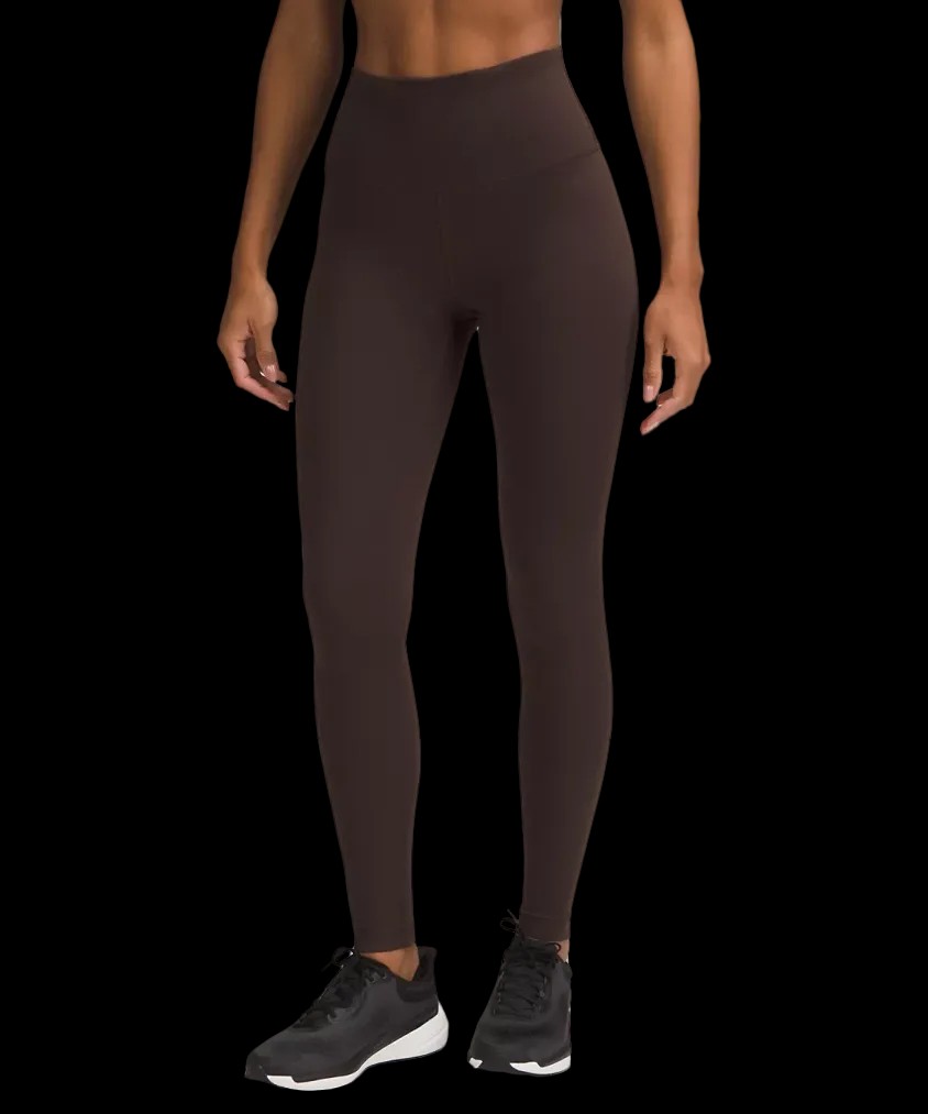 Lululemon Wunder Train High-Rise Tight 28" Espresso - HypeFly India View 1