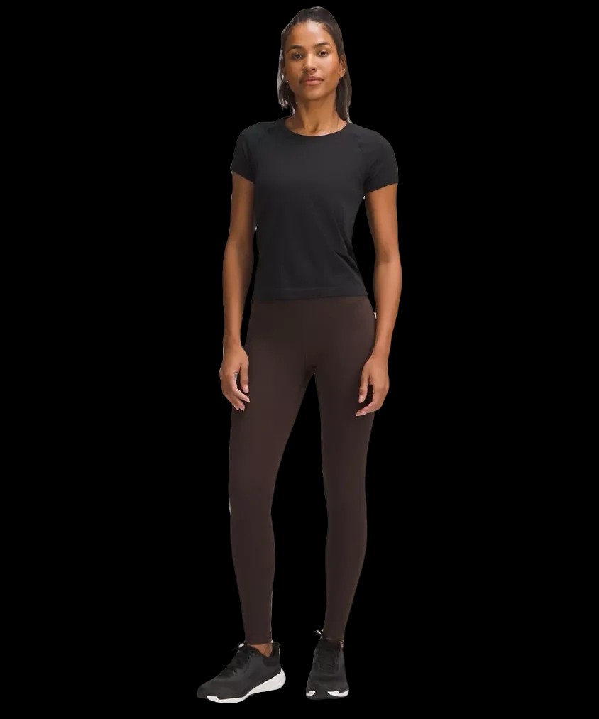 Lululemon Wunder Train High-Rise Tight 28" Espresso - HypeFly India View 2