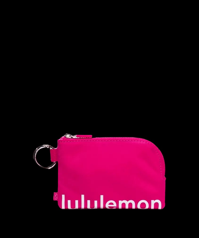 Lululemon Clippable Card Pouch Passionate/White - HypeFly India View 1