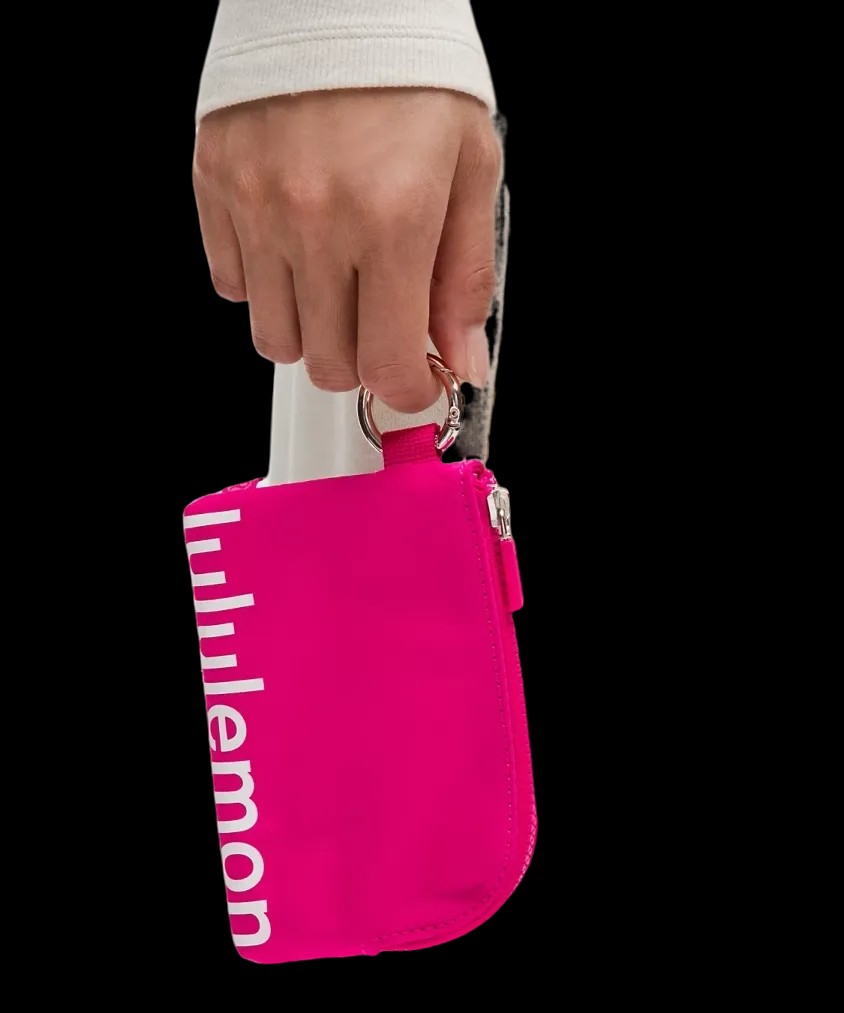 Lululemon Clippable Card Pouch Passionate/White - HypeFly India View 2