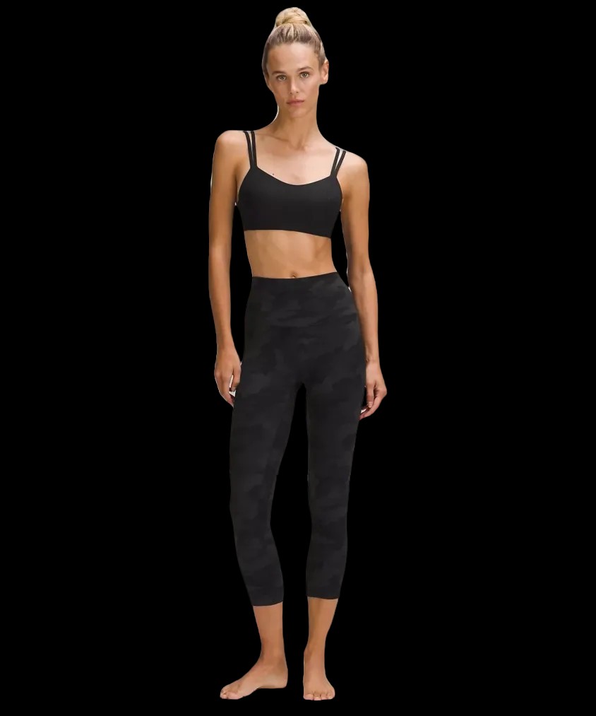 Lululemon Align™ High-Rise Crop 21" Heritage 365 Camo Deep Coal Multi - HypeFly India View 2