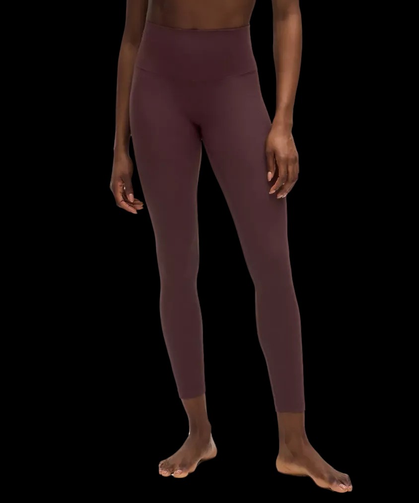 Lululemon Align™ High-Rise Ribbed Pant 25" Goodnight Plum - HypeFly India View 1