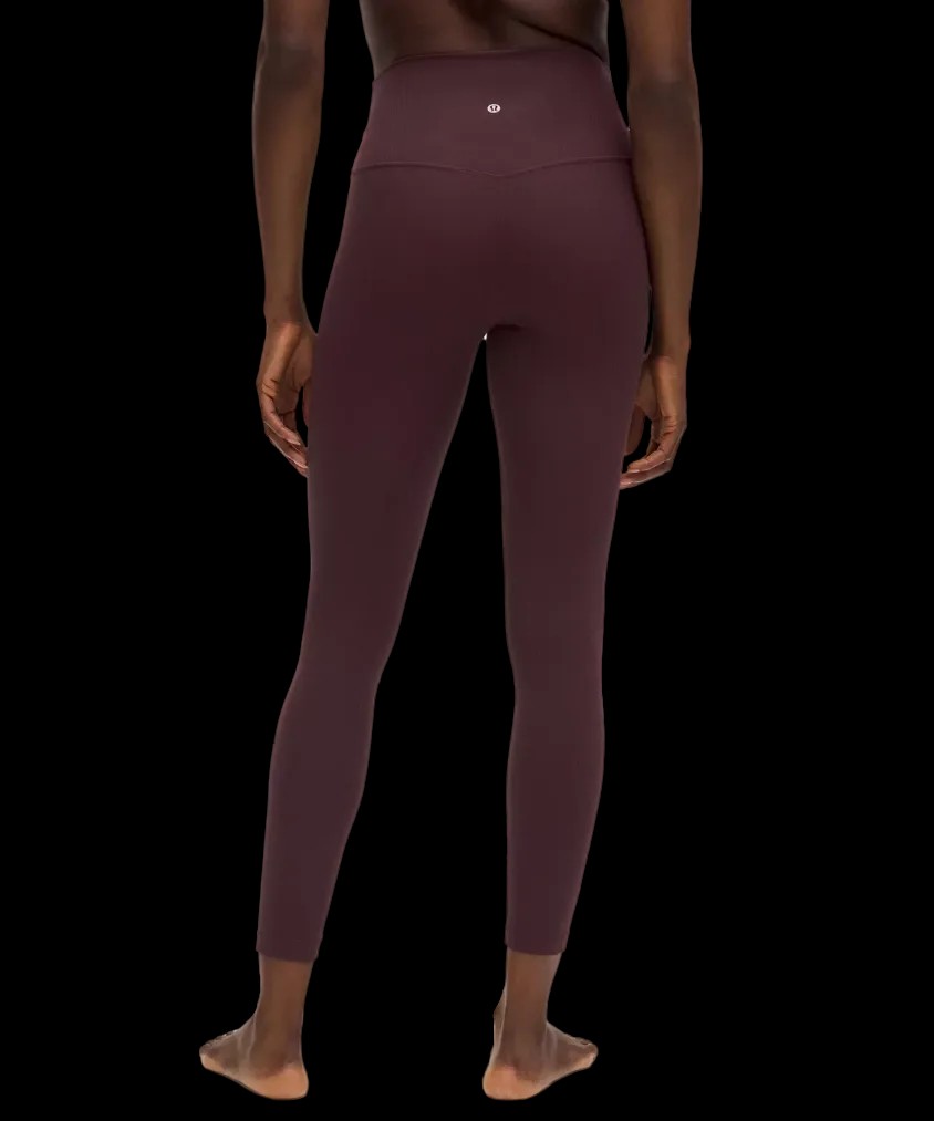 Lululemon Align™ High-Rise Ribbed Pant 25" Goodnight Plum - HypeFly India View 3