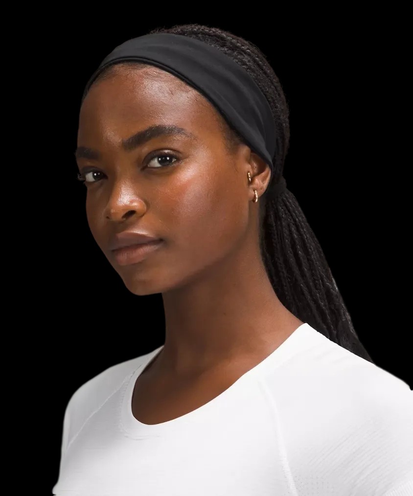Lululemon Women's Luxtreme Training Headband Black - HypeFly India View 2