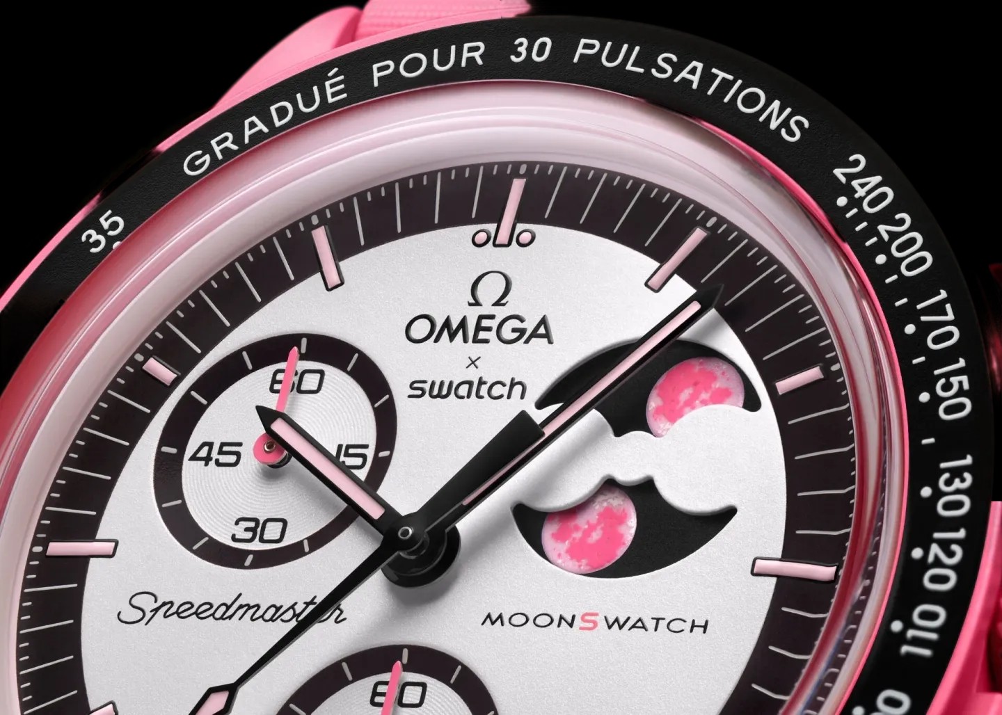 Omega x Swatch Mission To The Pink MoonPhase - HypeFly India View 2