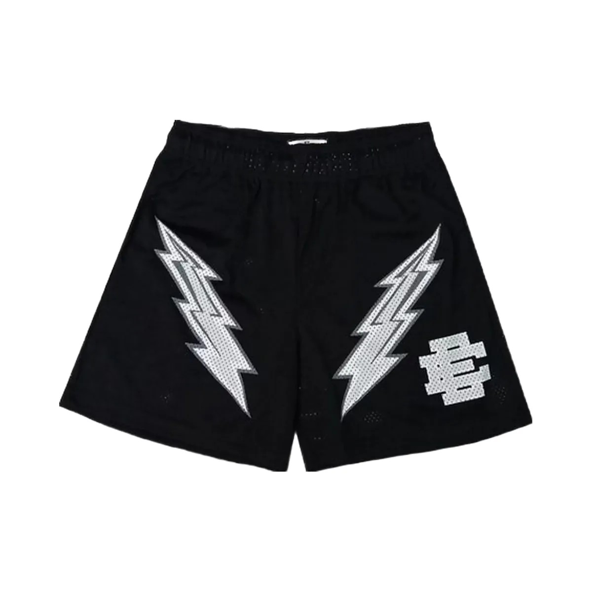 Eric Emanuel Ee Basic Core Lightning Bolt Cyber Monday Short Black White - HypeFly India View 1