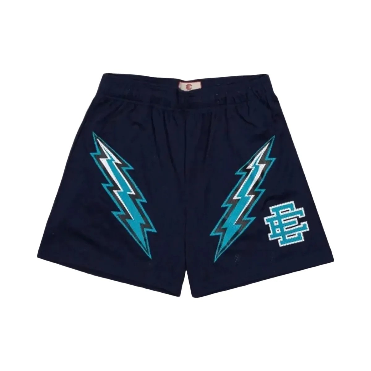 Eric Emanuel Ee Basic Core Lightning Bolt Short Navy Black Teal - HypeFly India View 1