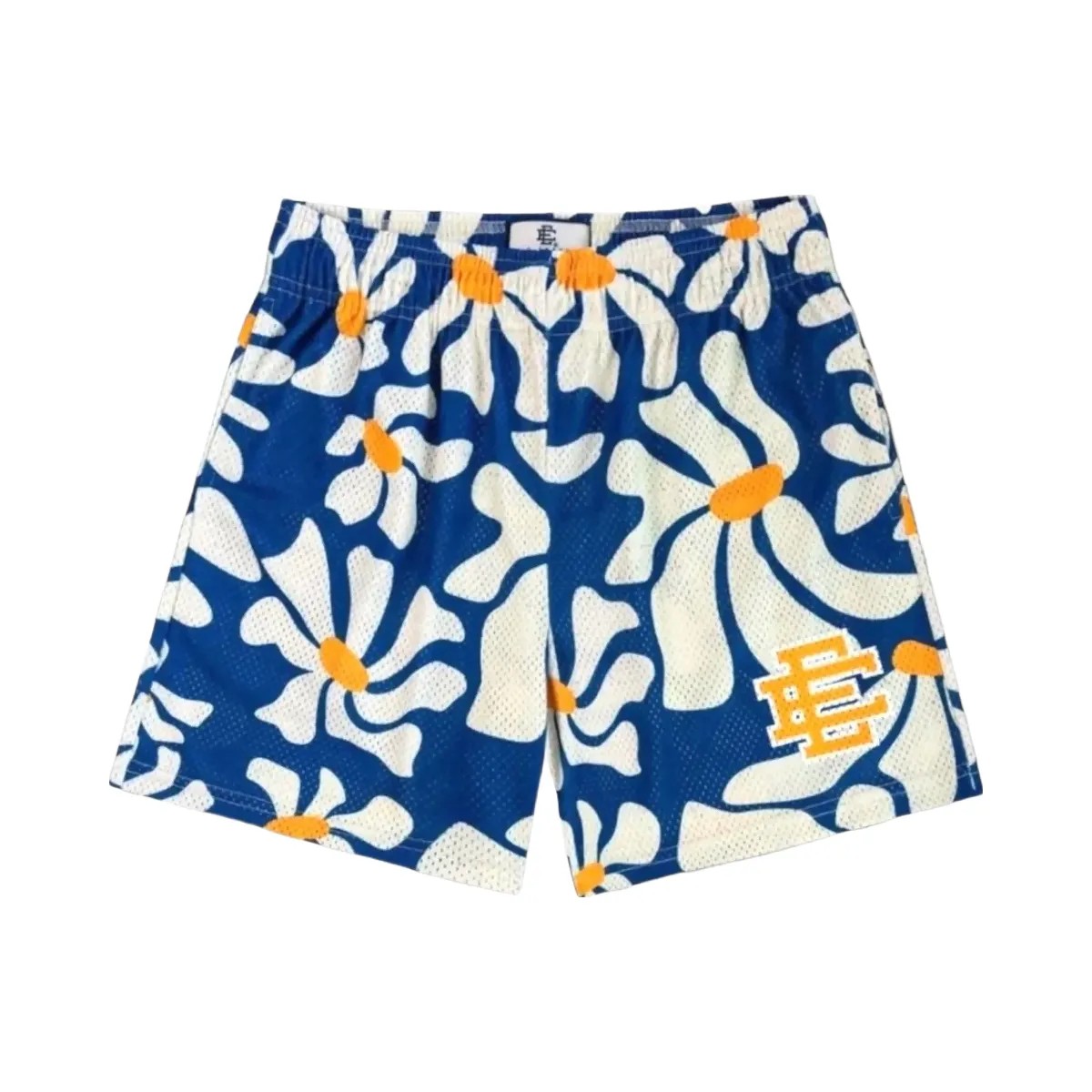 Eric Emanuel Ee Basic Core Short Blue Daisies Yellow - HypeFly India View 1