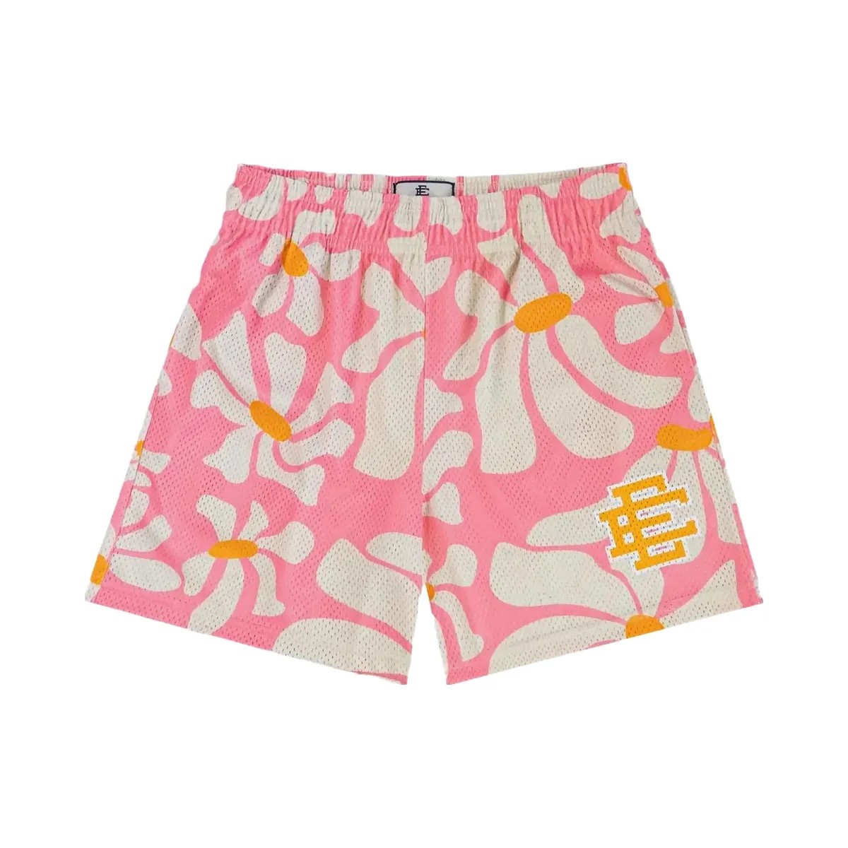 Eric Emanuel Ee Basic Core Short Pink Daisies Yellow - HypeFly India View 1