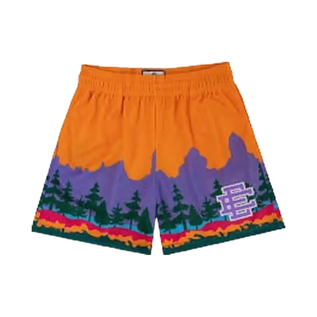 Eric Emanuel Ee Basic Core Short Ss24 Orange Purple - HypeFly India View 1