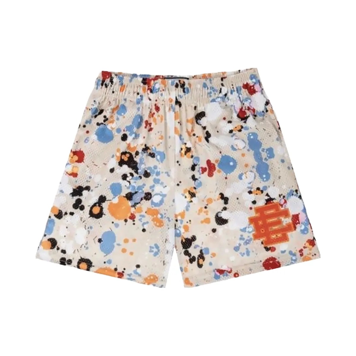 Eric Emanuel Ee Basic Core Short White Splatter - HypeFly India View 1
