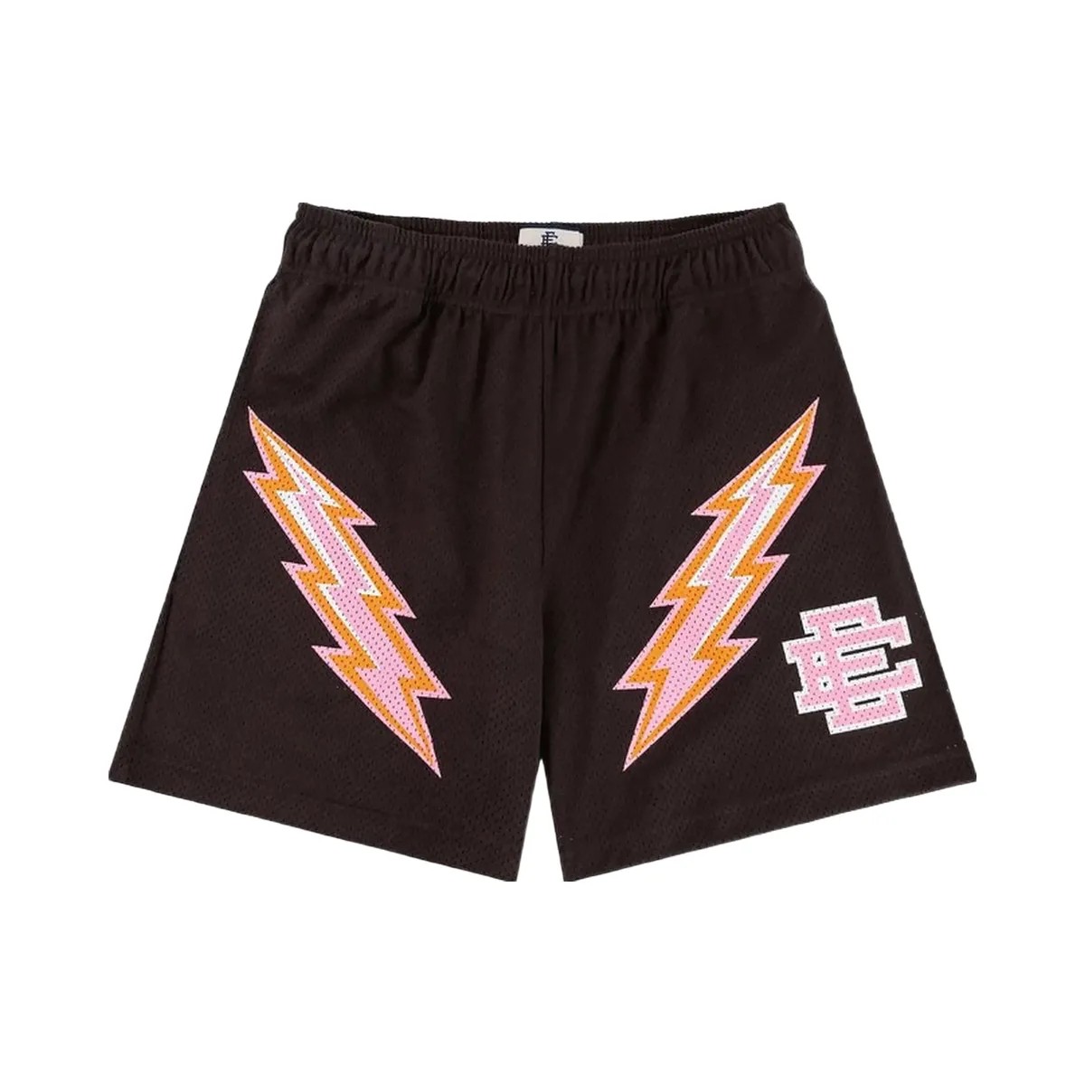 Eric Emanuel Ee Short Dark Brown Pink Bolt - HypeFly India View 1