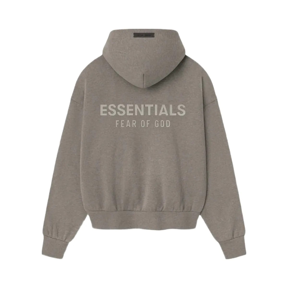 Essentials Fear Of God Essentials Classic Fleece Zip Up Hoodie Homestead Heather - HypeFly India View 2