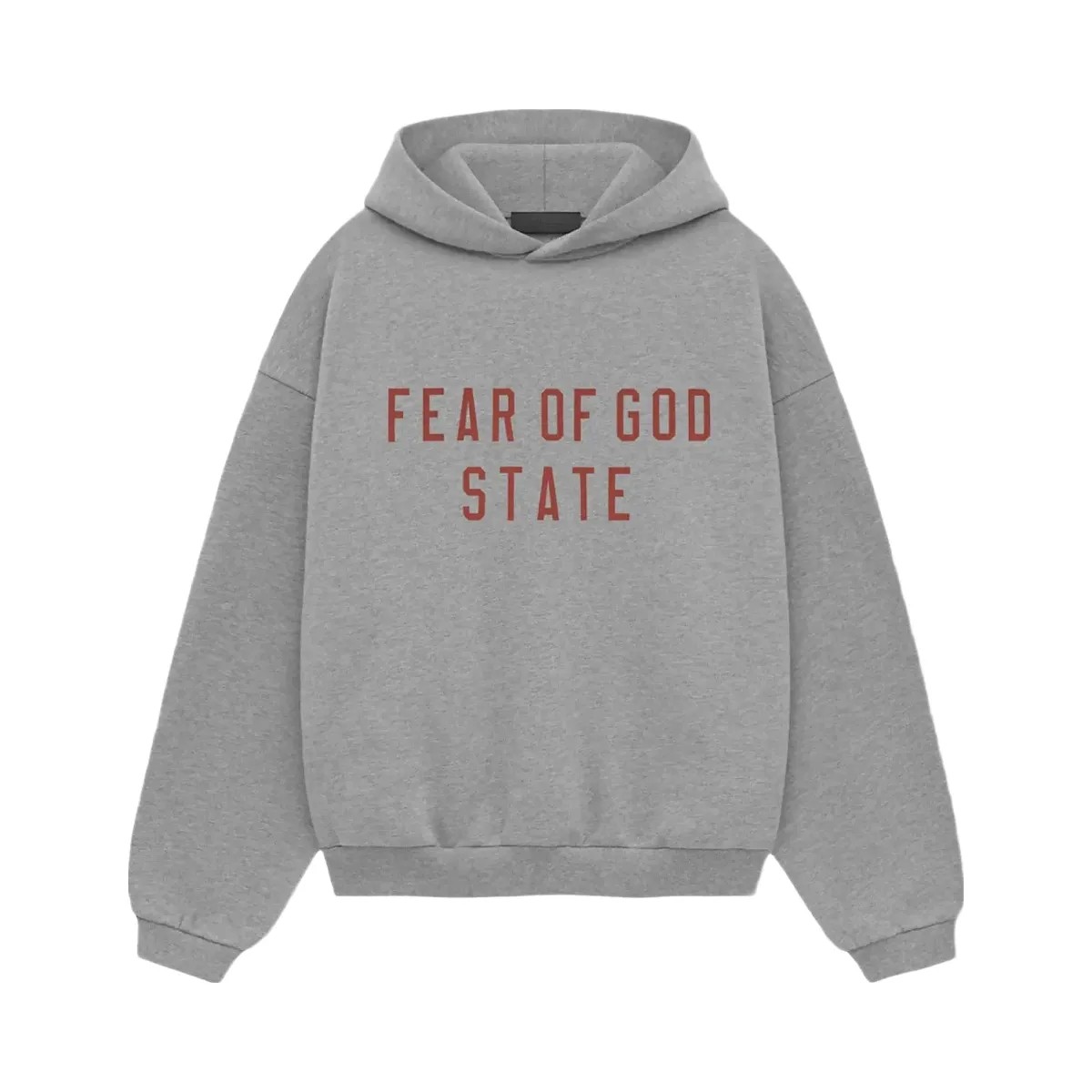 Essentials Fear Of God Essentials Fleece Hoodie Dark Heather - HypeFly India View 1