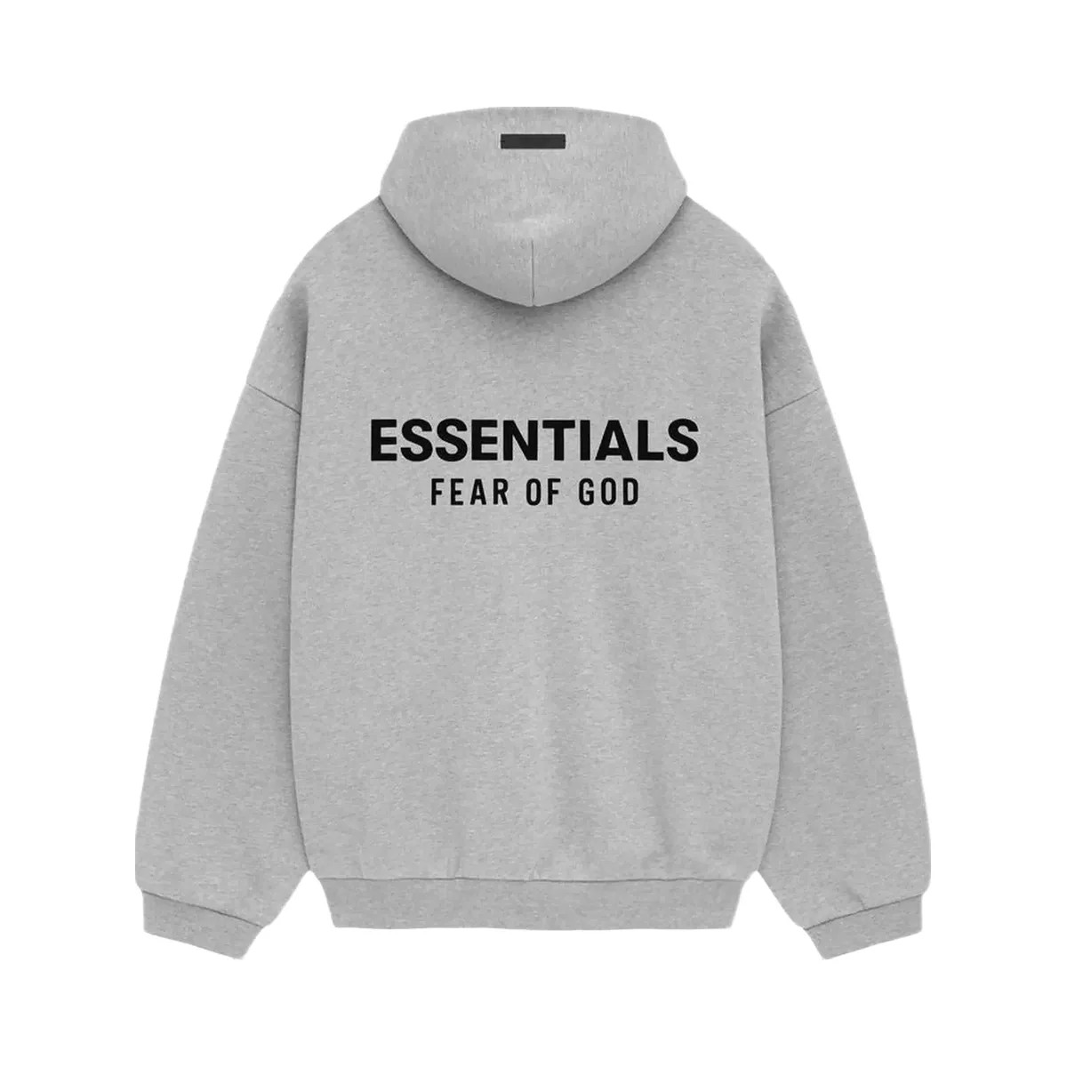 Essentials Fear Of God Essentials Fleece Hoodie Light Heather Gray Fw24 - HypeFly India View 1