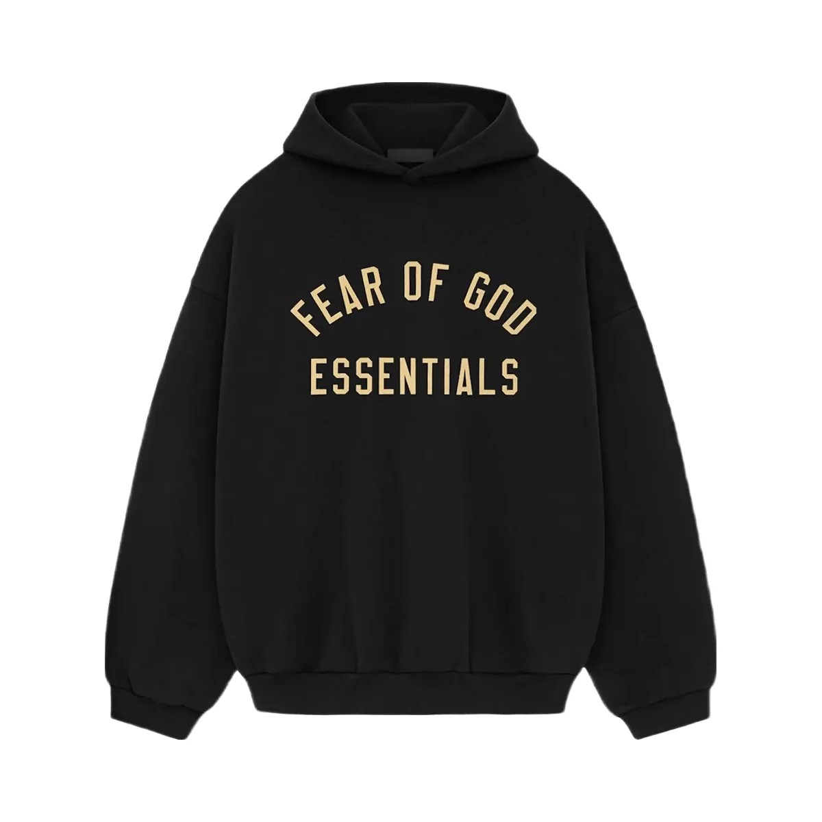 Essentials Fear Of God Essentials Fleece Ii Hoodie Black - HypeFly India View 1