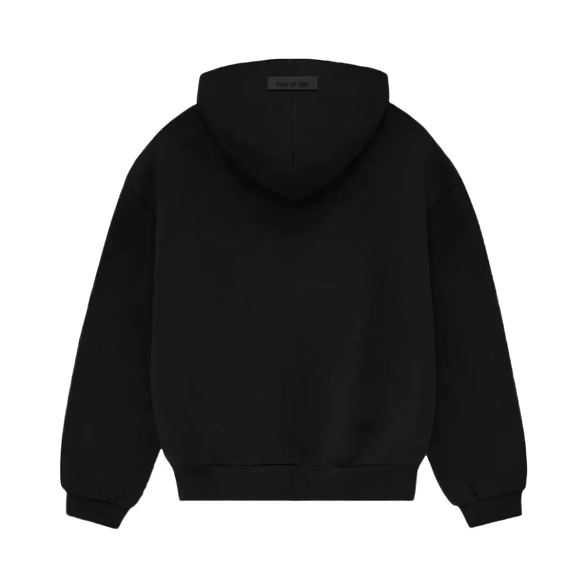 Essentials Fear Of God Essentials Hoodie Fw23 Jet Black - HypeFly India View 2