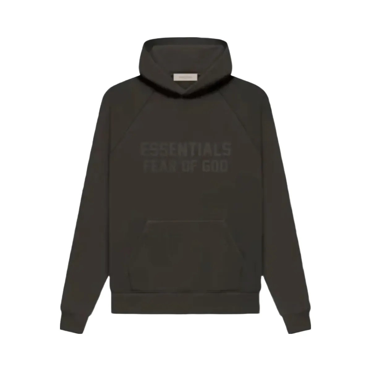 Essentials Fear Of God Essentials Hoodie Ss23 Off Black - HypeFly India View 1