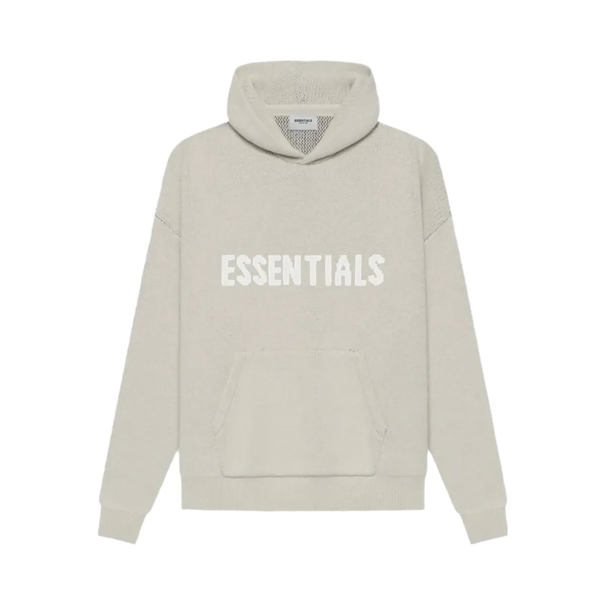 Essentials Fear Of God Essentials Knit Pullover Hoodie Moss - HypeFly India View 1