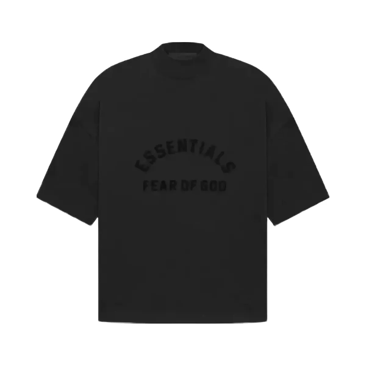 Essentials Jet Black T-Shirt - HypeFly India View 1