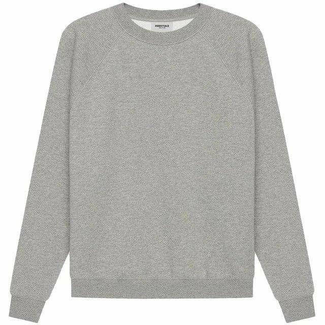 Buy Fog Essentials Pull Over Crewneck Dark Heather Oatmeal now