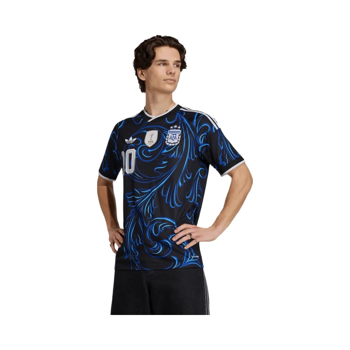 FIFA 2026 Argentina Away Messi 10 Replica Jersey - Men's - HypeFly India View 4