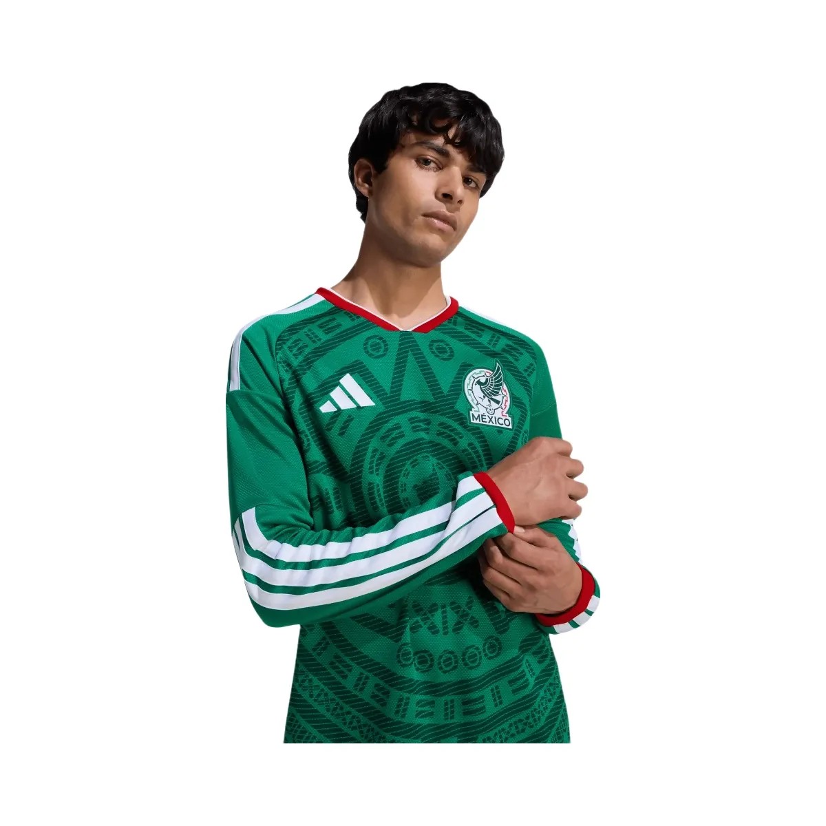 FIFA 2026 Mexico Home Long Sleeve Jersey - Men's - HypeFly India View 3
