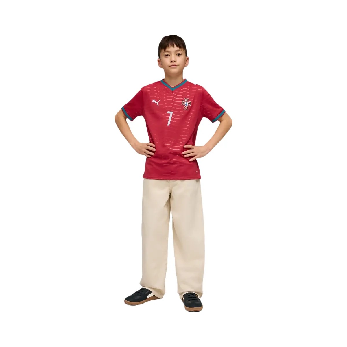 FIFA 2026 Portugal Home Ronaldo 7 Jersey - Youth - HypeFly India View 4