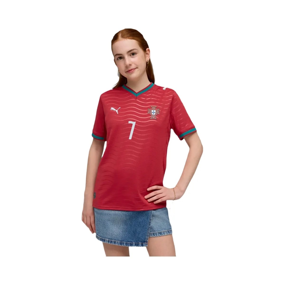 FIFA 2026 Portugal Home Ronaldo 7 Jersey - Youth - HypeFly India View 5