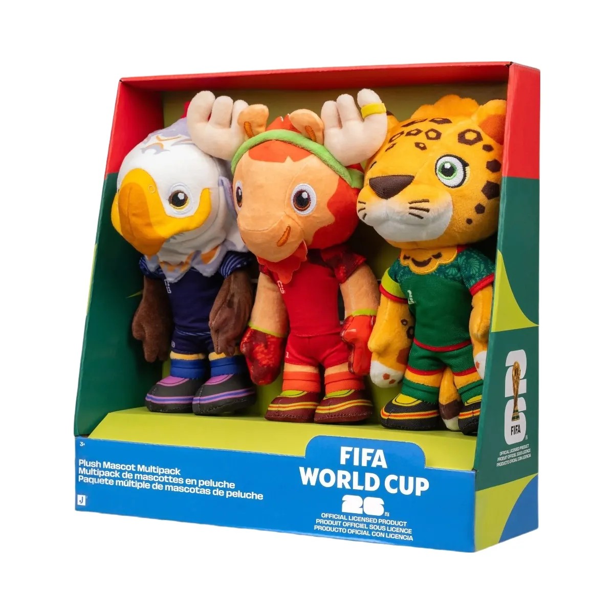 FIFA World Cup 2026 10" Mascot Plush Multipack - HypeFly India View 1
