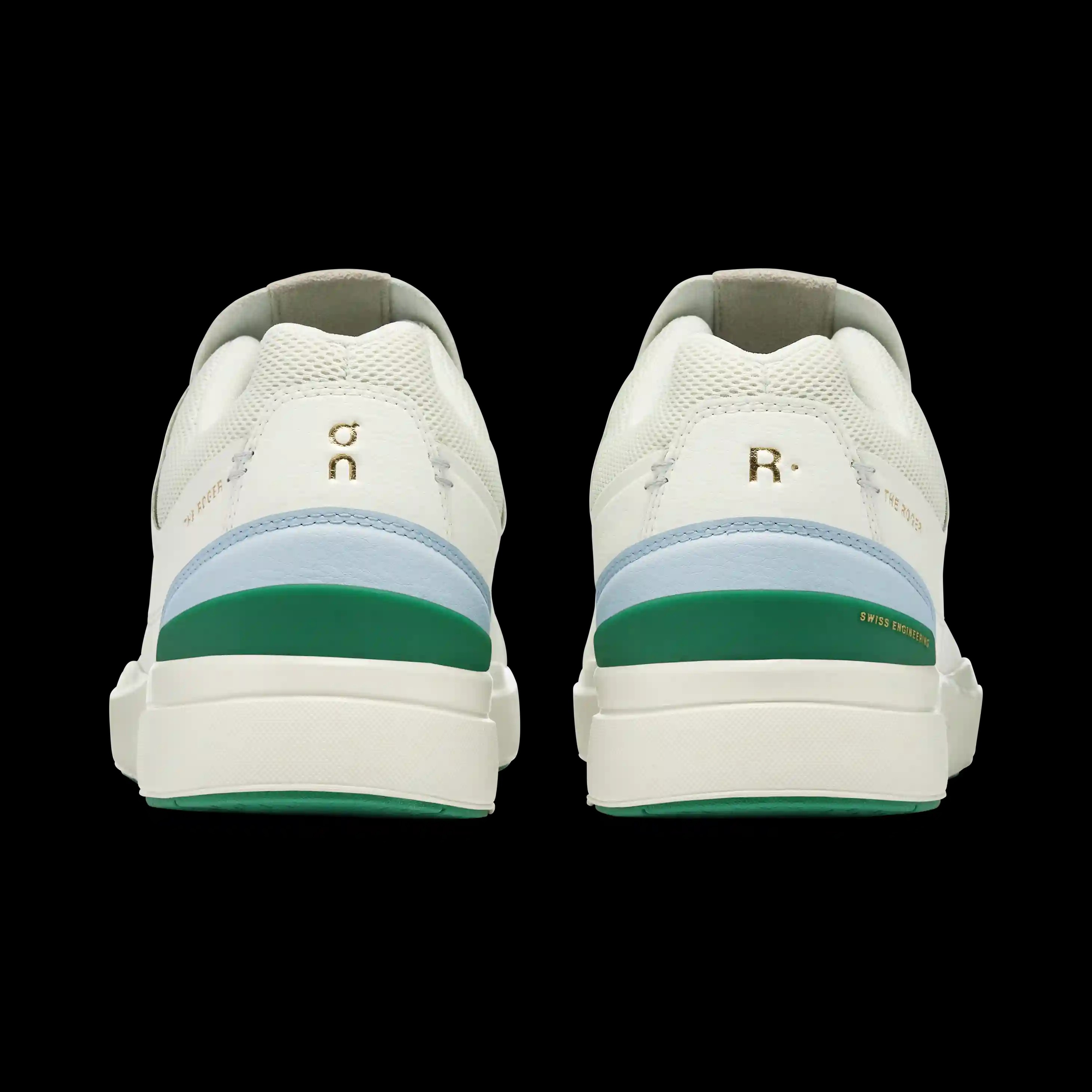 On Running THE ROGER Centre Court White Green - HypeFly India View 2
