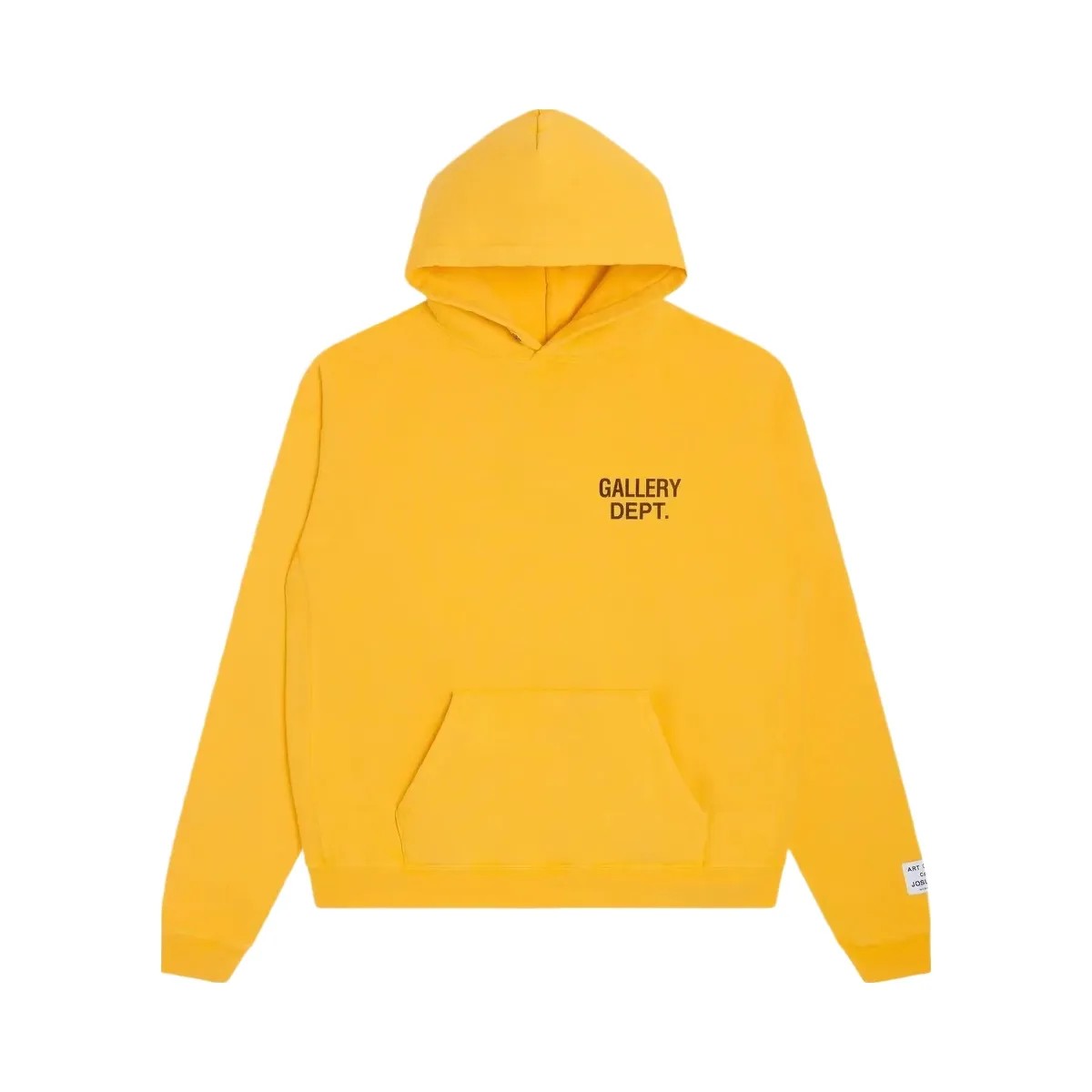 Gallery Department Gallery Dept 90s Gd Logo Hoodie Gold - HypeFly India View 2