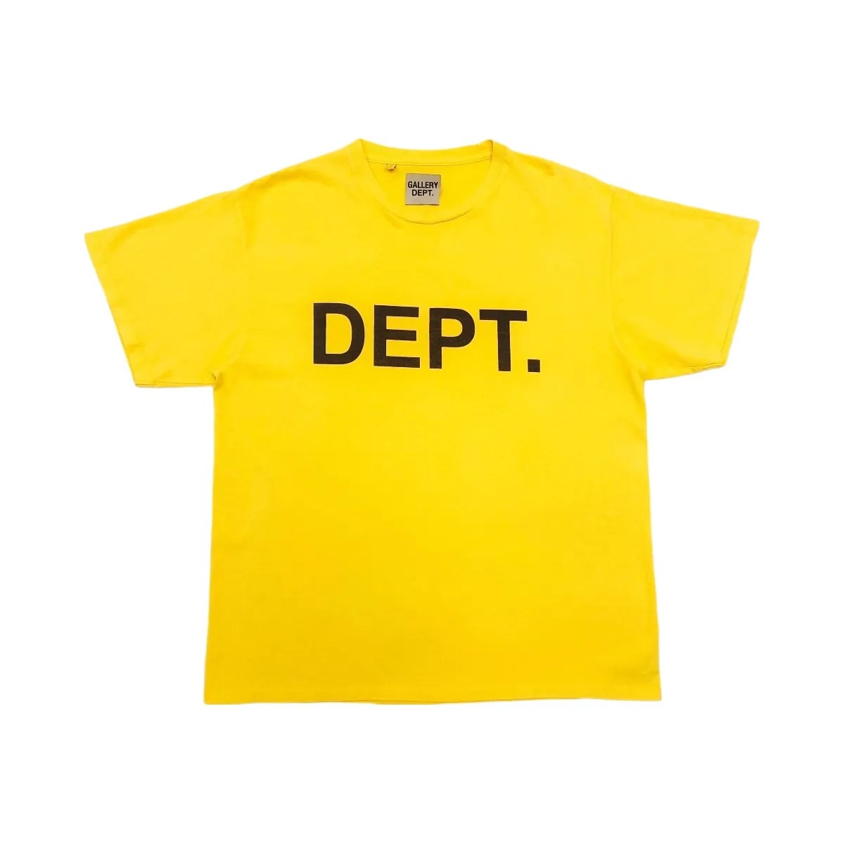 Gallery Department Gallery Dept Dept T Shirt Yellow - HypeFly India View 1