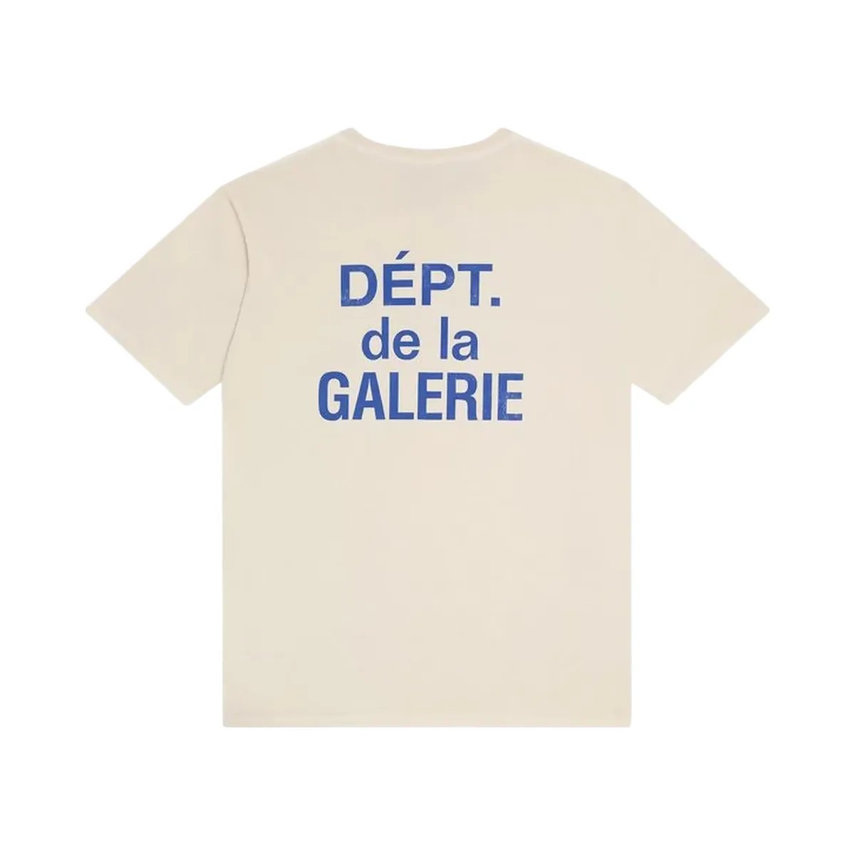 Gallery Department Gallery Dept French T-Shirt Cream Blue - HypeFly India View 1