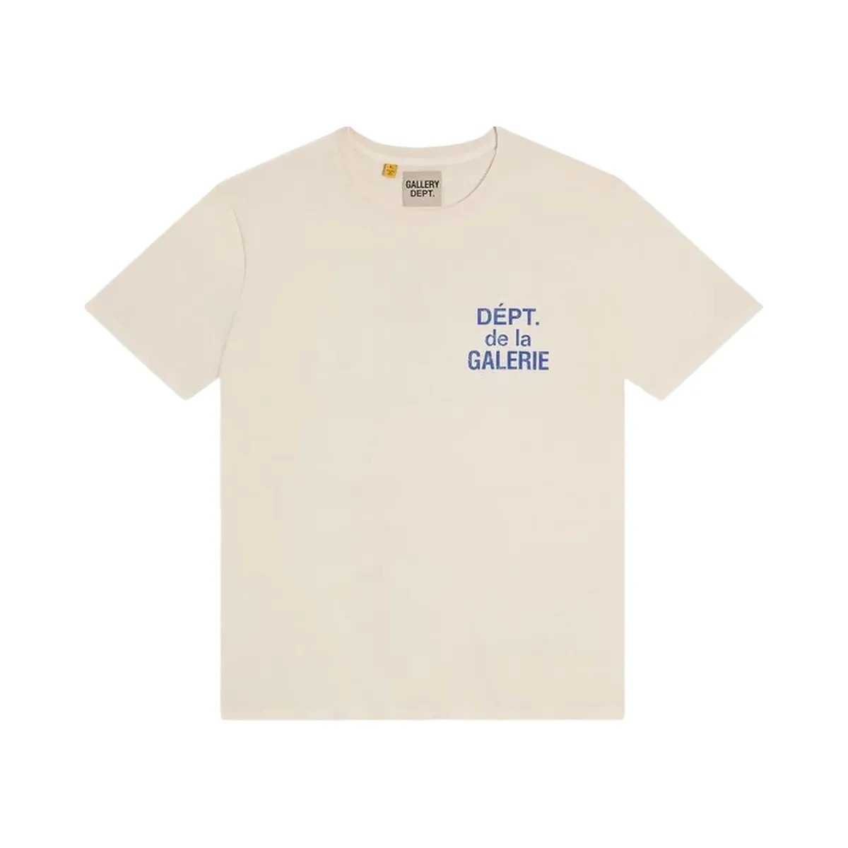 Gallery Department Gallery Dept French T-Shirt Cream Blue - HypeFly India View 2