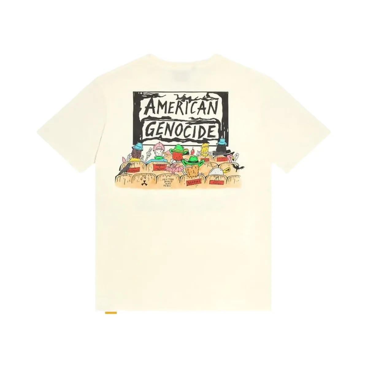 Gallery Department Gallery Dept Skeleton Beach Theater T-Shirt Light Archival White - HypeFly India View 1