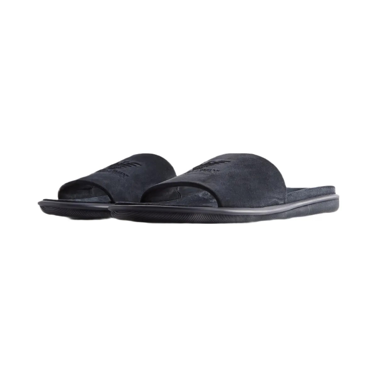 Giorgio Armani x Kith Suede Slides - Tempesta - HypeFly India View 2