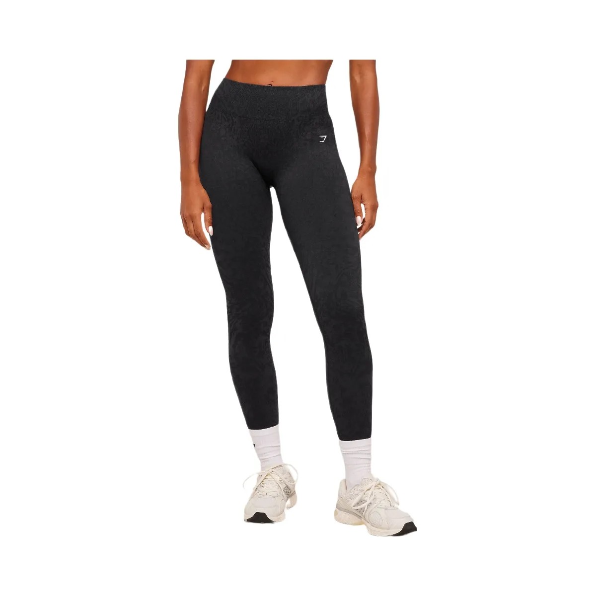 Gymshark Adapt Animal X Whitney Leggings "Black Asphalt Grey" - HypeFly India View 1