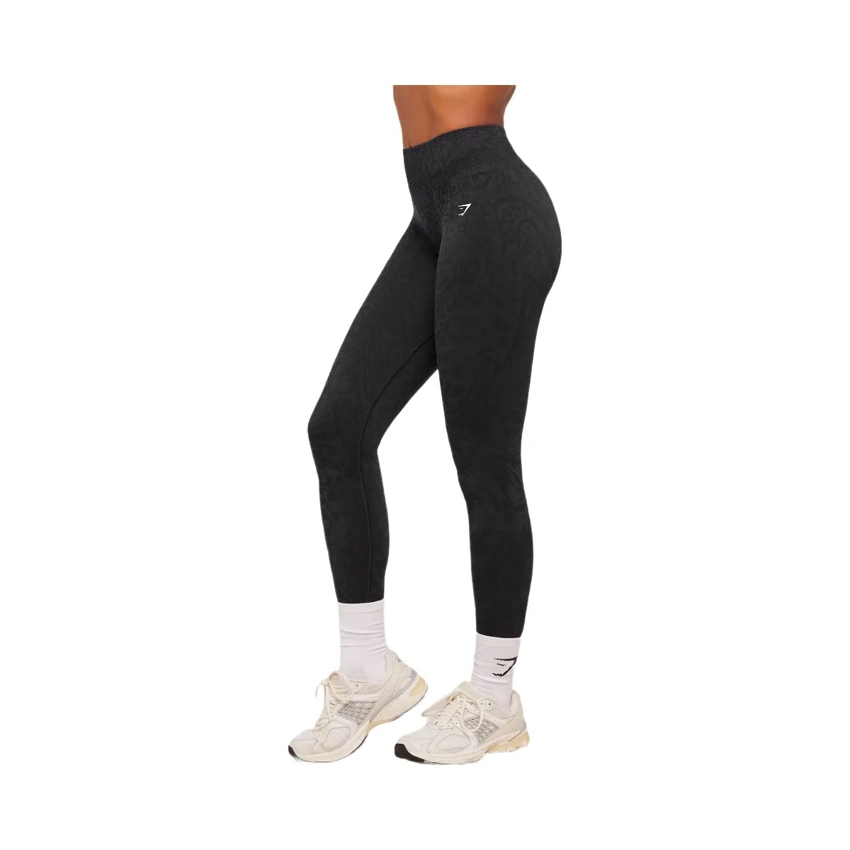 Gymshark Adapt Animal X Whitney Leggings "Black Asphalt Grey" - HypeFly India View 4