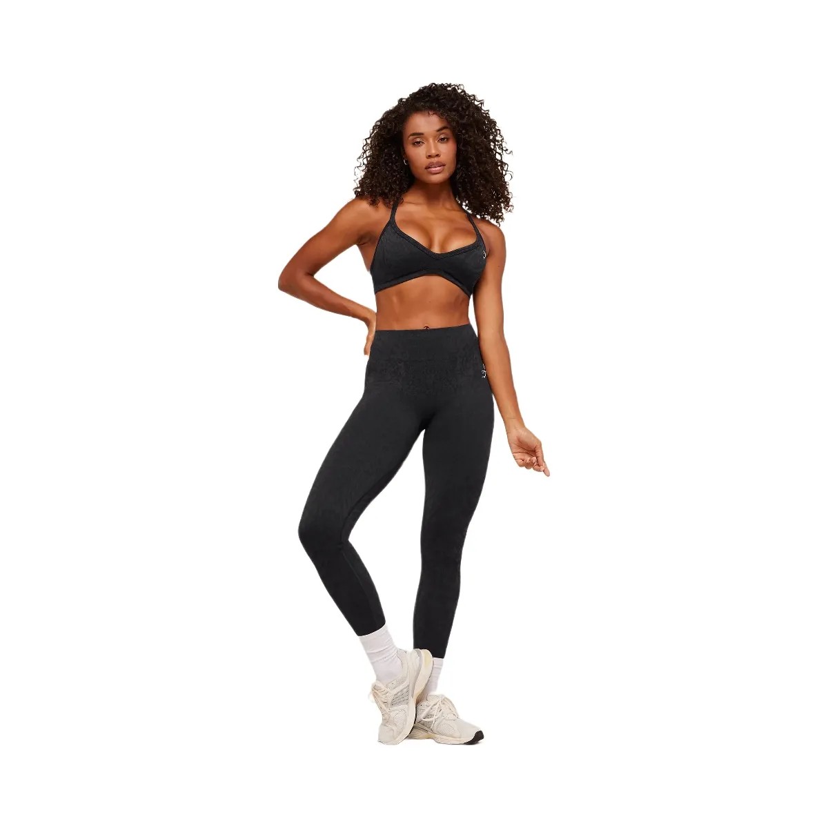 Gymshark Adapt Animal X Whitney Leggings "Black Asphalt Grey" - HypeFly India View 5