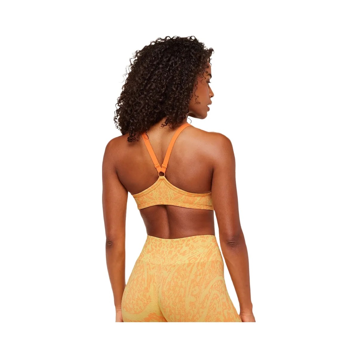 Gymshark Adapt Animal X Whitney Sports Bra "Sorbet Yellow Dayglow Peach" - HypeFly India View 4